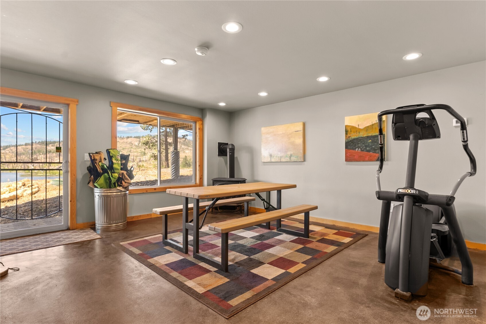30 Shalberg Lake Road Riverside, WA 98849 - Photo 29 of 40 a view of a room with gym equipment