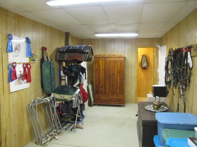 7761 Shoals Branch Road Primm Springs, TN 38476 - Photo 17 of 20 Tack room with 1/2 bath - everything you need is here for fully operating horse breeding, training & boarding facility.