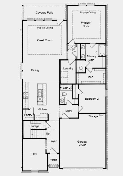 1118 Buffalo Run Tomball, TX 77375 - Photo 2 of 45 Additional Highlights Include: 12" pop-up ceiling at great room and primary suite.