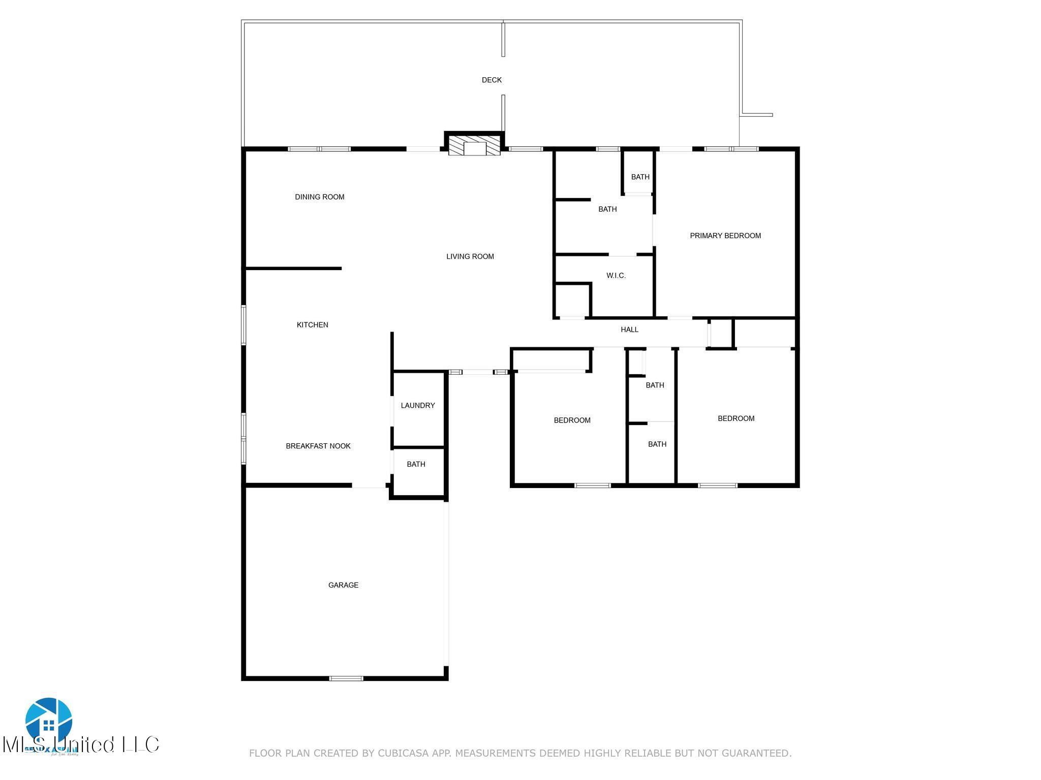 6828 Hilo Street Diamondhead, MS 39525 - Photo 36 of 36 Floor Plan