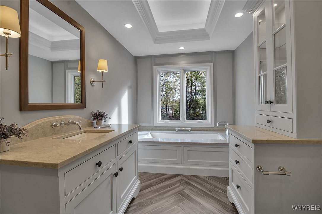 5215 Fox Trace Buffalo, NY 14221 - Photo 28 of 47 primary bath remodel with radiant floor heat