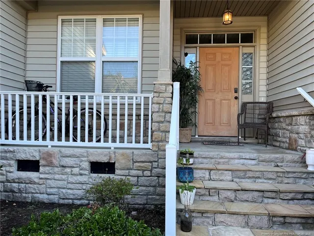 a view of a house with a window