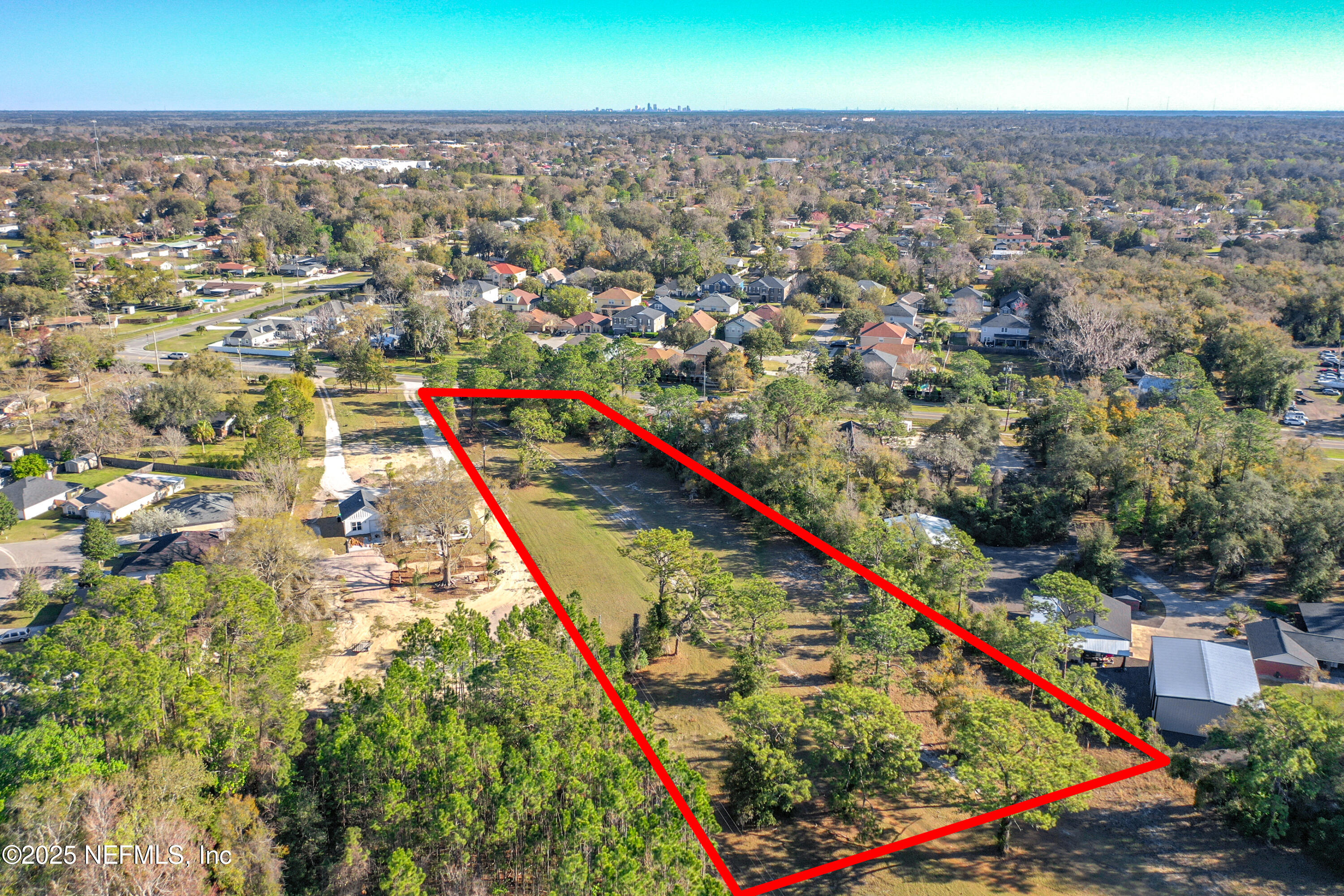 3416 Peoria Road Orange Park, FL 32065 - Photo 6 of 10 Back End of Lot