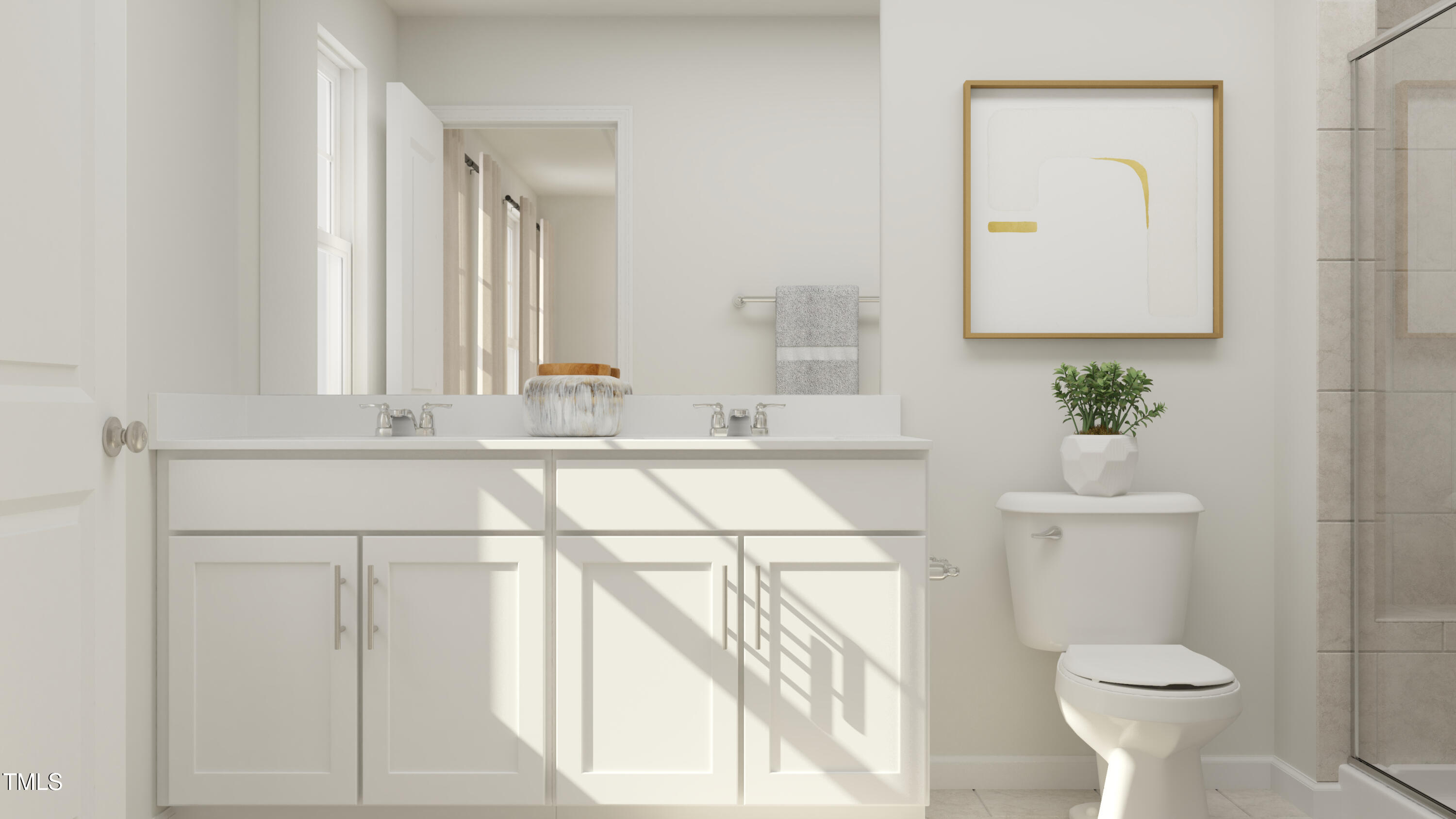 130 Paramount Drive Smithfield, NC 27577 - Photo 18 of 20 a bathroom with a sink toilet and mirror