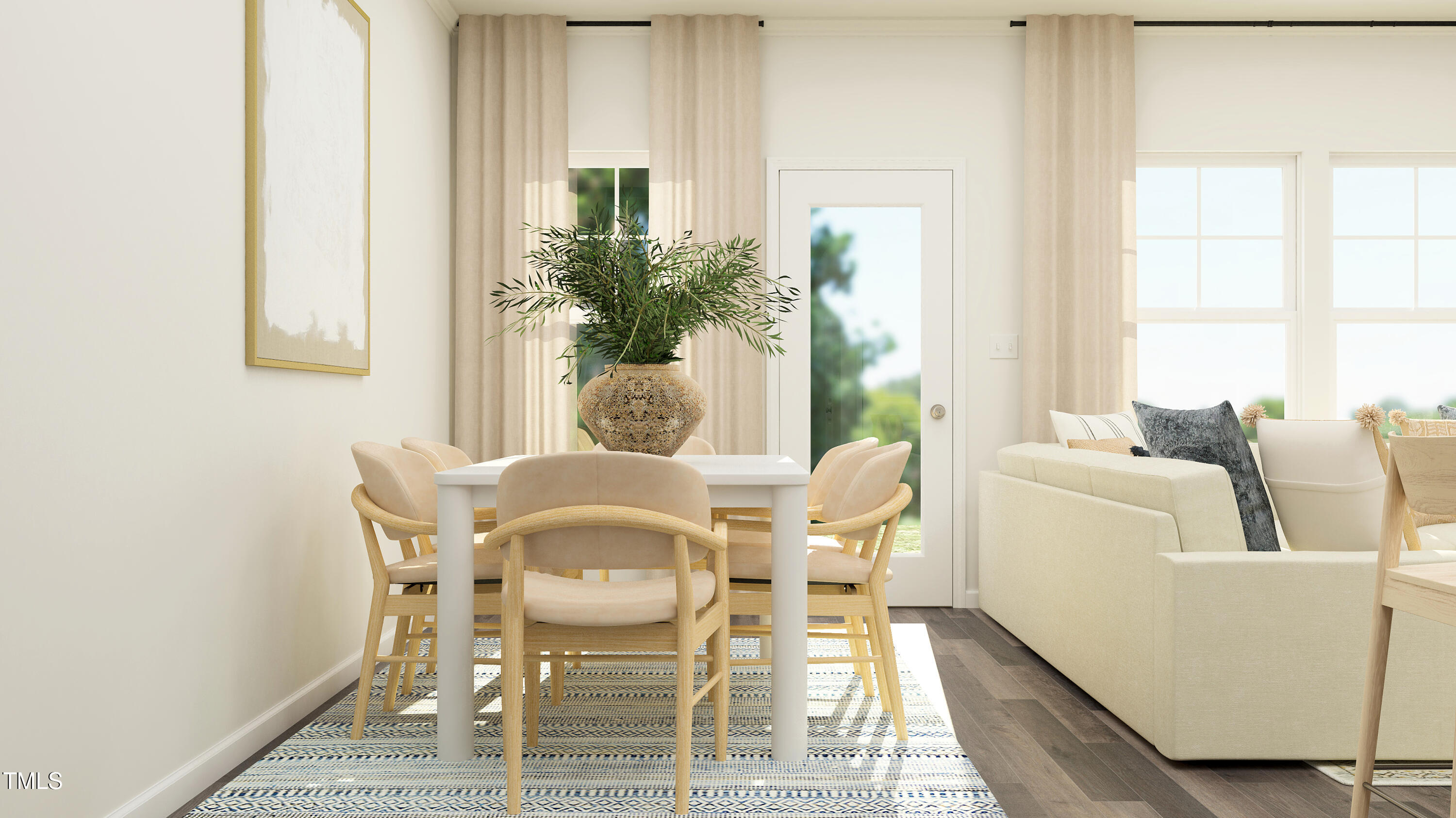 130 Paramount Drive Smithfield, NC 27577 - Photo 6 of 20 a living room with furniture and a potted plant