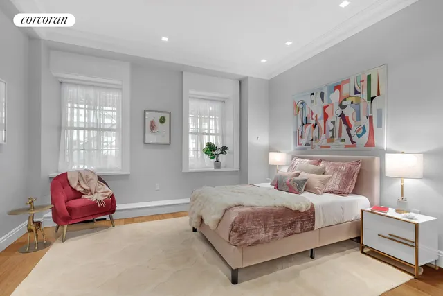 a very nice looking room with a large window