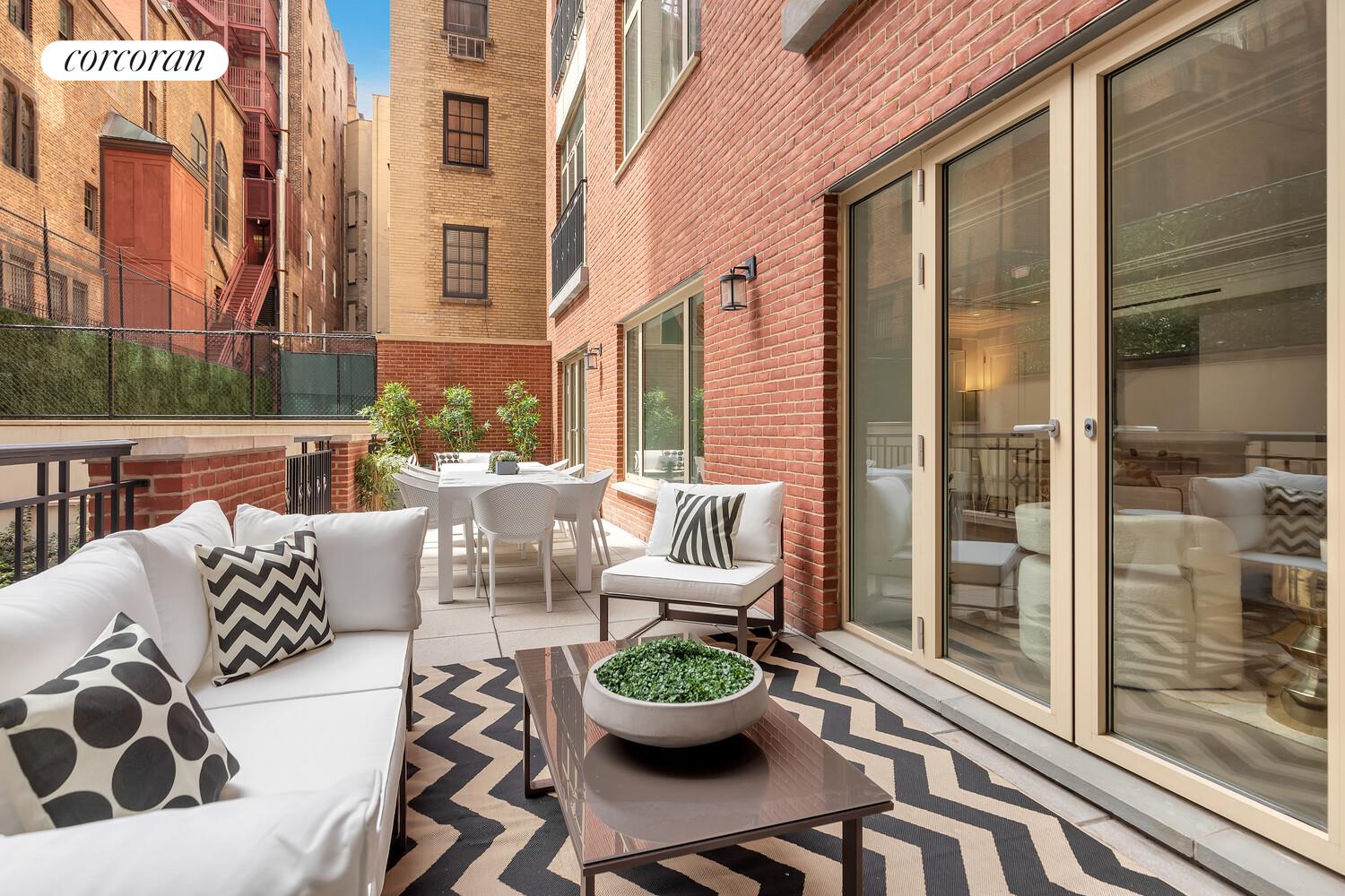 40 East 72nd Street, Unit MAIS Manhattan, NY 10021 - Photo 7 of 17 a outdoor space with patio the couches and a potted plant