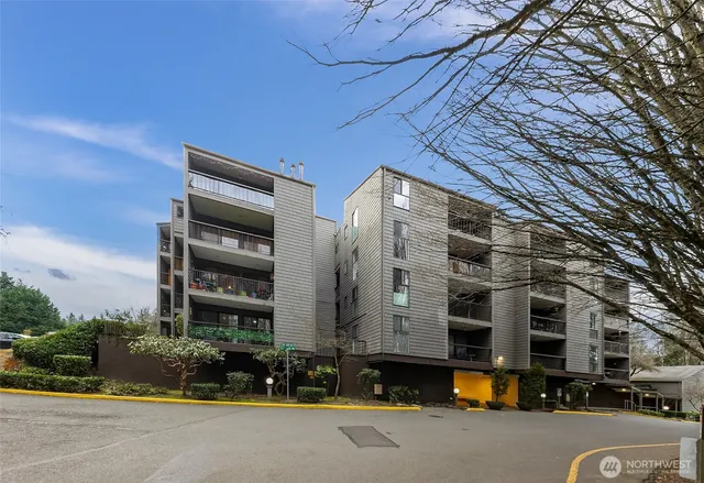 a front view of a building