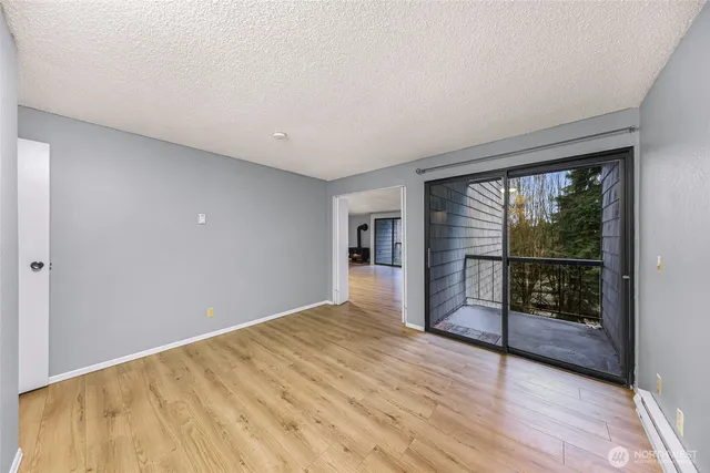 a view of a balcony with an outdoor space