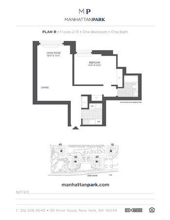 $3,800 | 10-40 River Road, Unit 400008R | Roosevelt Island
