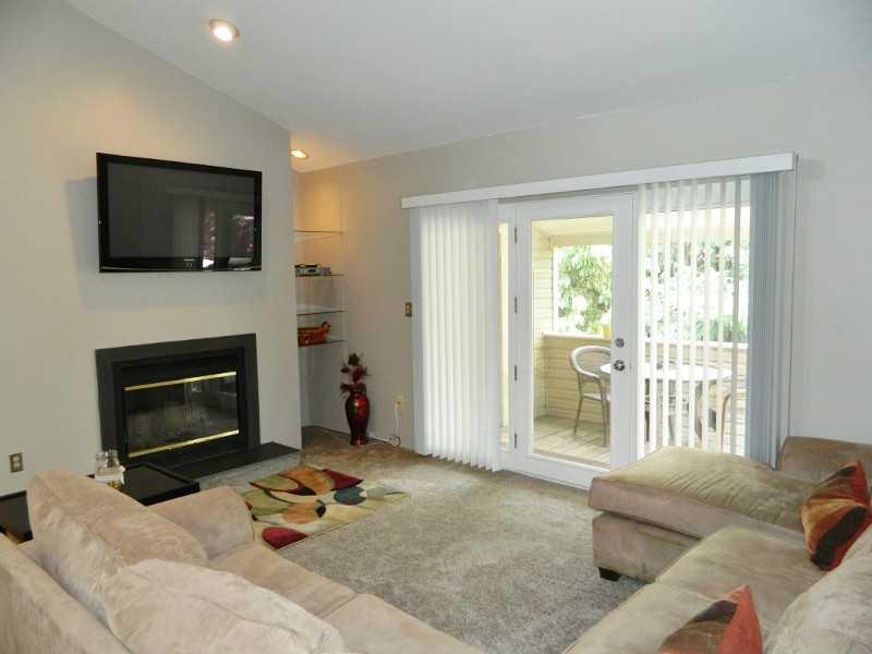 Living Room. Also has a log burning fireplace.