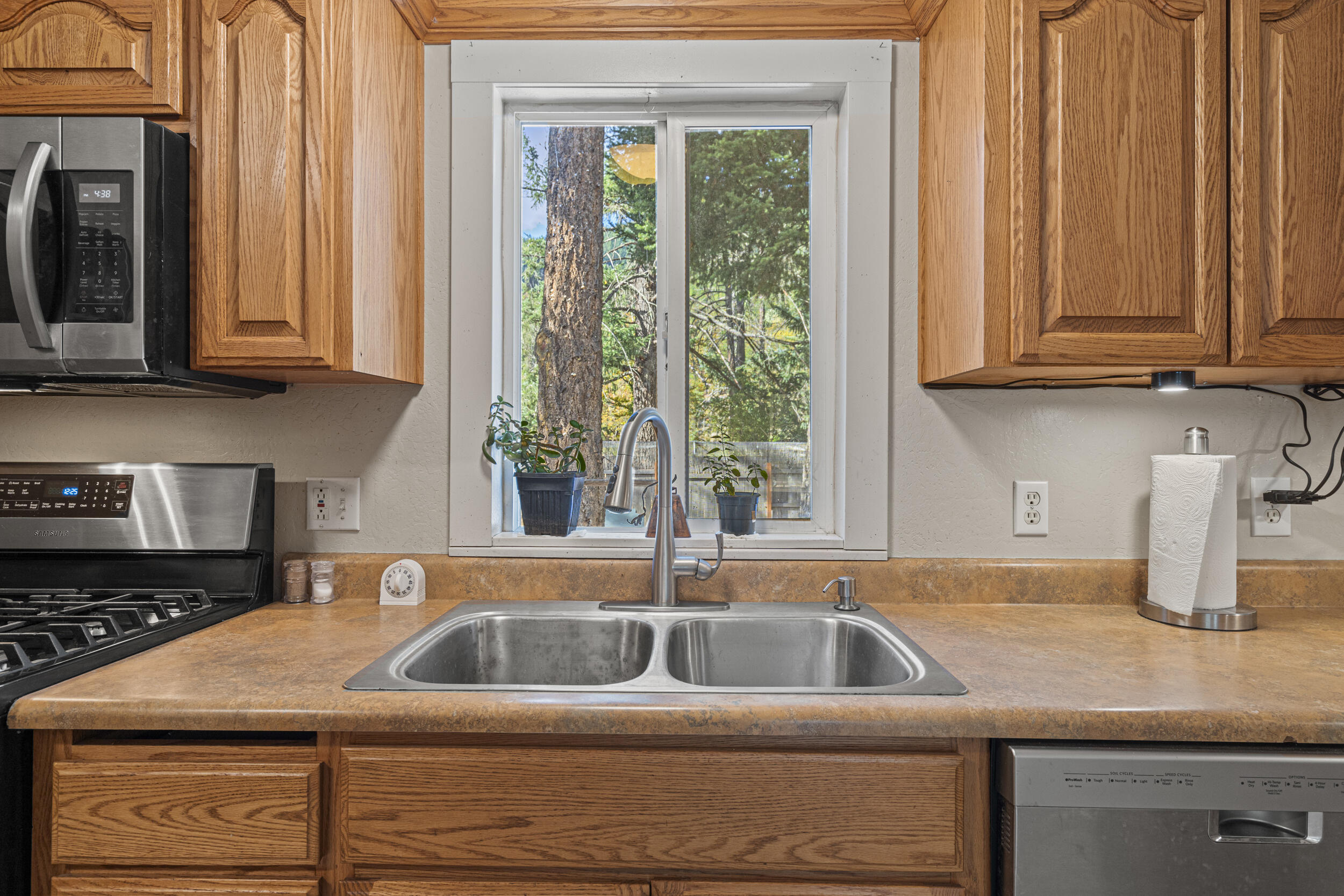 14100 Upper Applegate Road Jacksonville, OR 97530 - Photo 9 of 30 a kitchen sink with a window