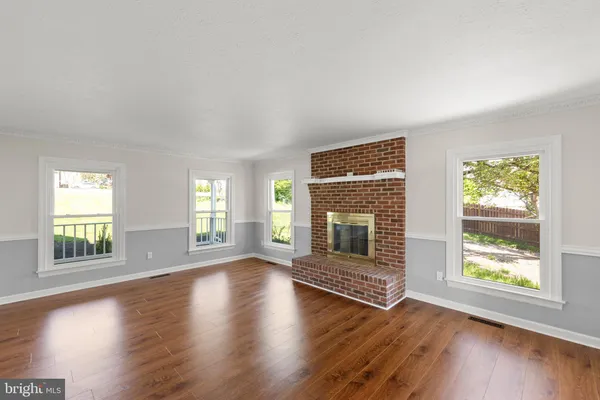 a view of an empty room