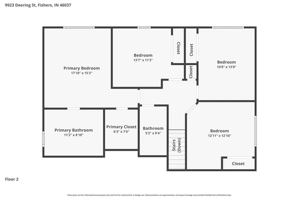 $489,000 | 9923 Deering Street, Fishers, IN 46037
