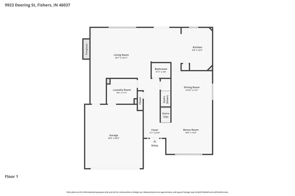 $489,000 | 9923 Deering Street, Fishers, IN 46037