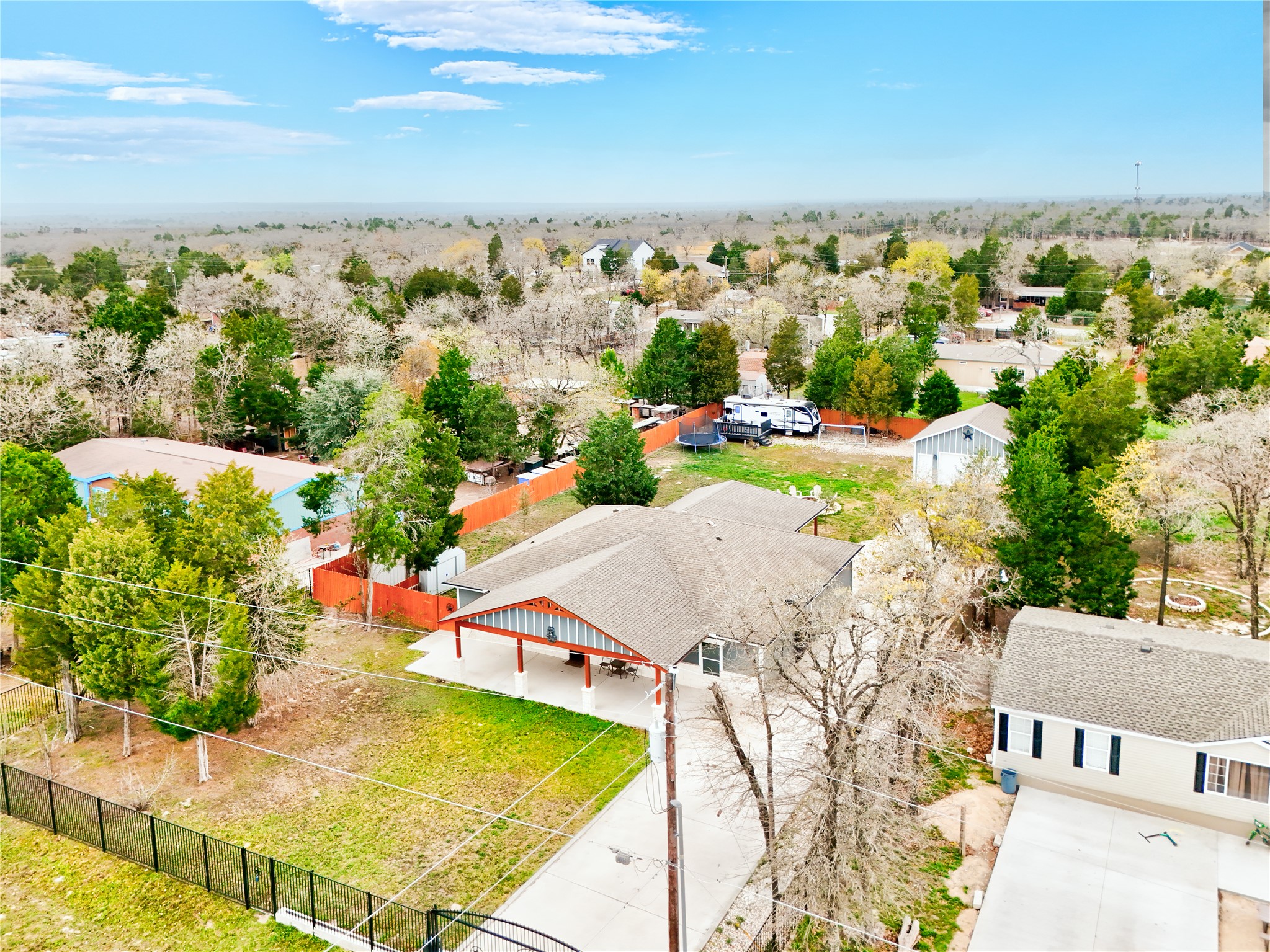 421 Las Lomas Drive Elgin, TX 78621 - Photo 29 of 30 Aerial perspective of suburban area