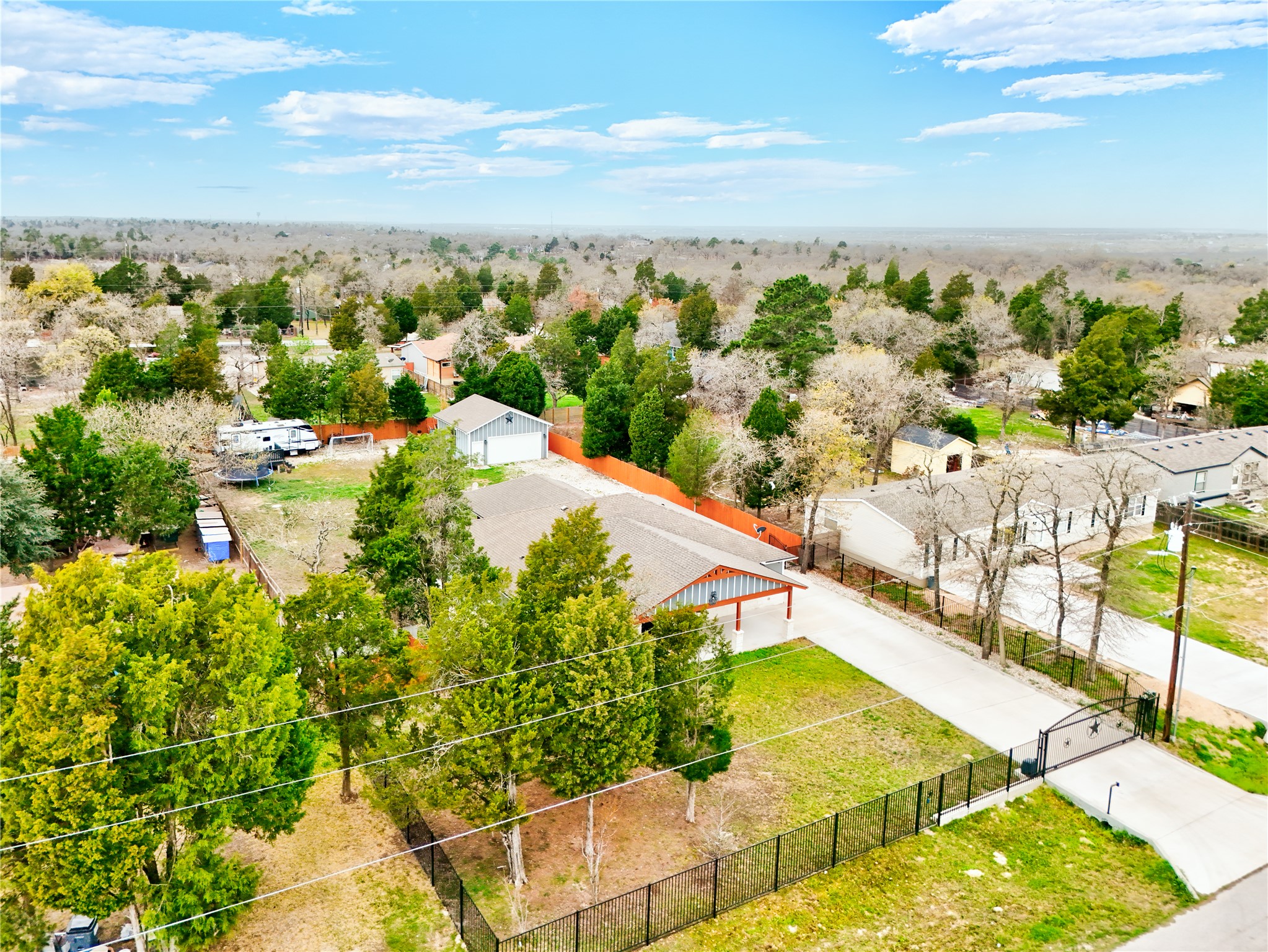 421 Las Lomas Drive Elgin, TX 78621 - Photo 30 of 30 Aerial view of residential area