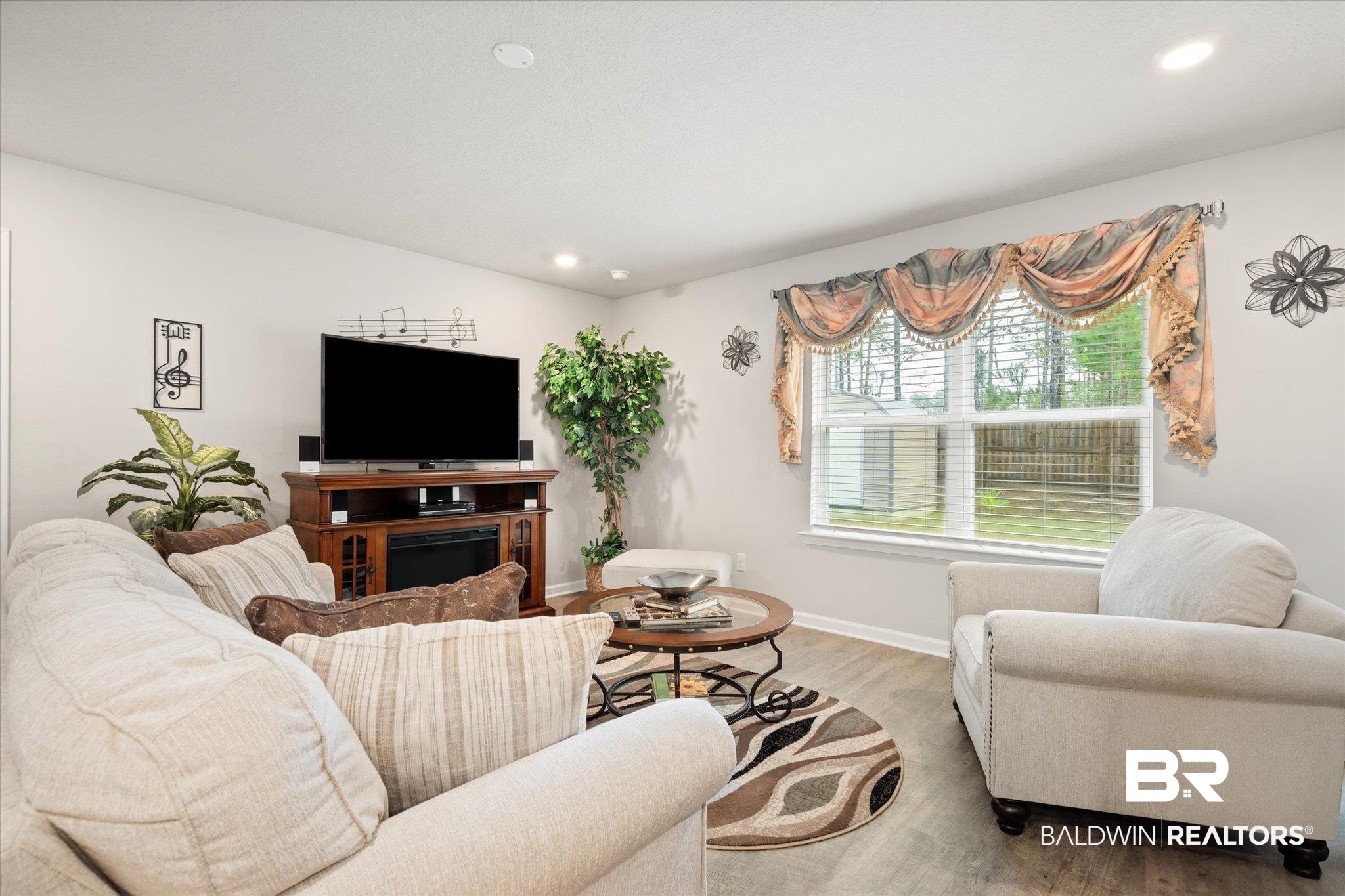 446 Paget Drive East Mobile, AL 36608 - Photo 7 of 20 Living room featuring hardwood / wood-style floors