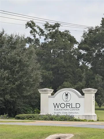 a view of a sign of a park