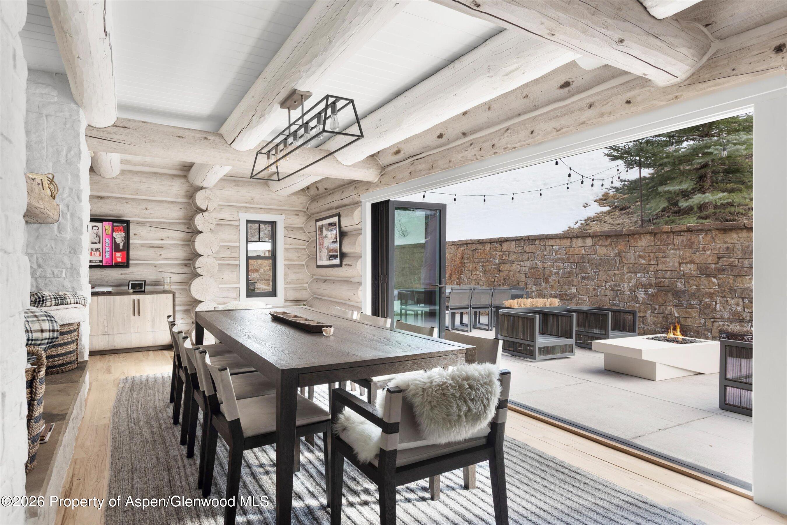1258 Juniper Hill Road Aspen, CO 81611 - Photo 6 of 25 a view of a dining room with furniture
