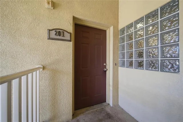 a view of front door