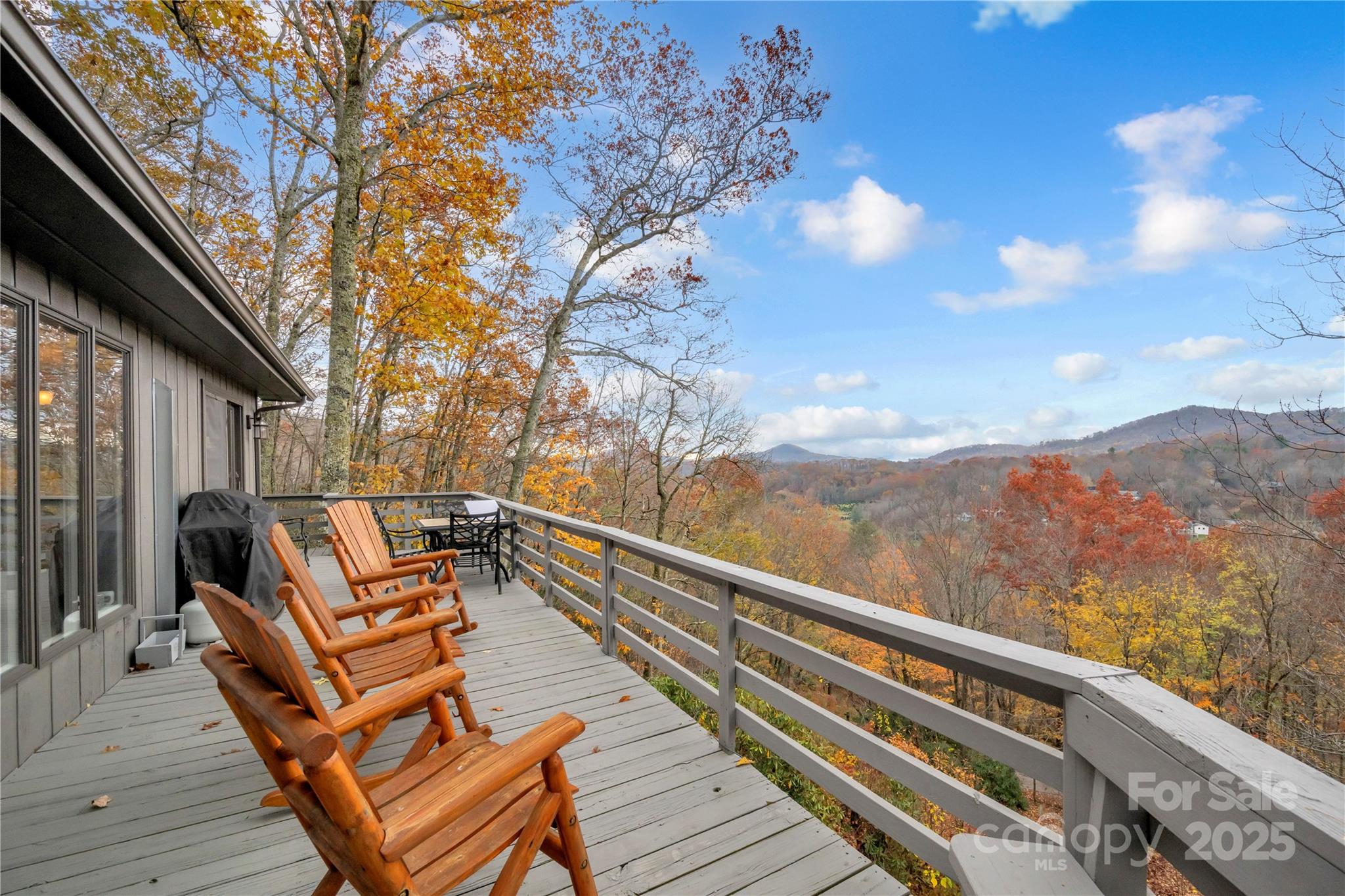 555 Glenview Road Newland, NC 28657 - Photo 44 of 48 a view of a two chairs in the balcony