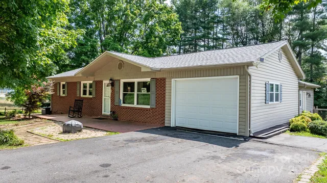 a house with a outdoor space