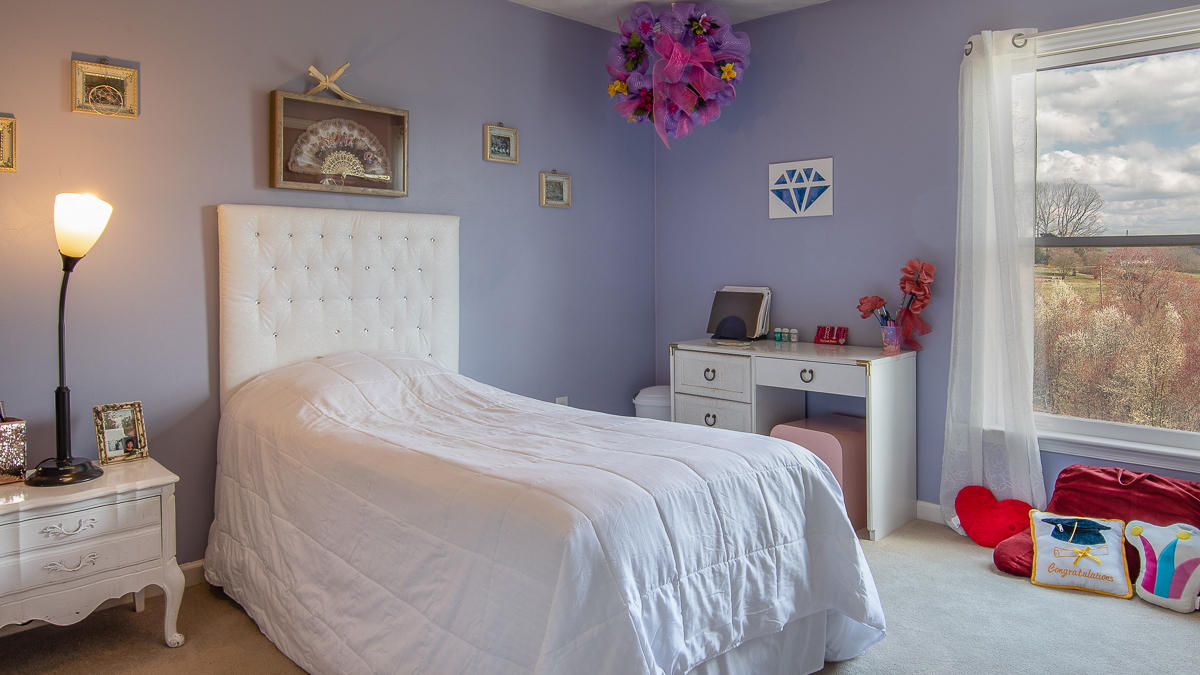 112 Aftons Meadow Road Vinton, VA 24179 - Photo 31 of 46 a bedroom with a bed and a window