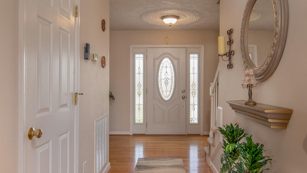 112 Aftons Meadow Road Vinton, VA 24179 - Photo 6 of 46 a view of a entryway door with wooden floor