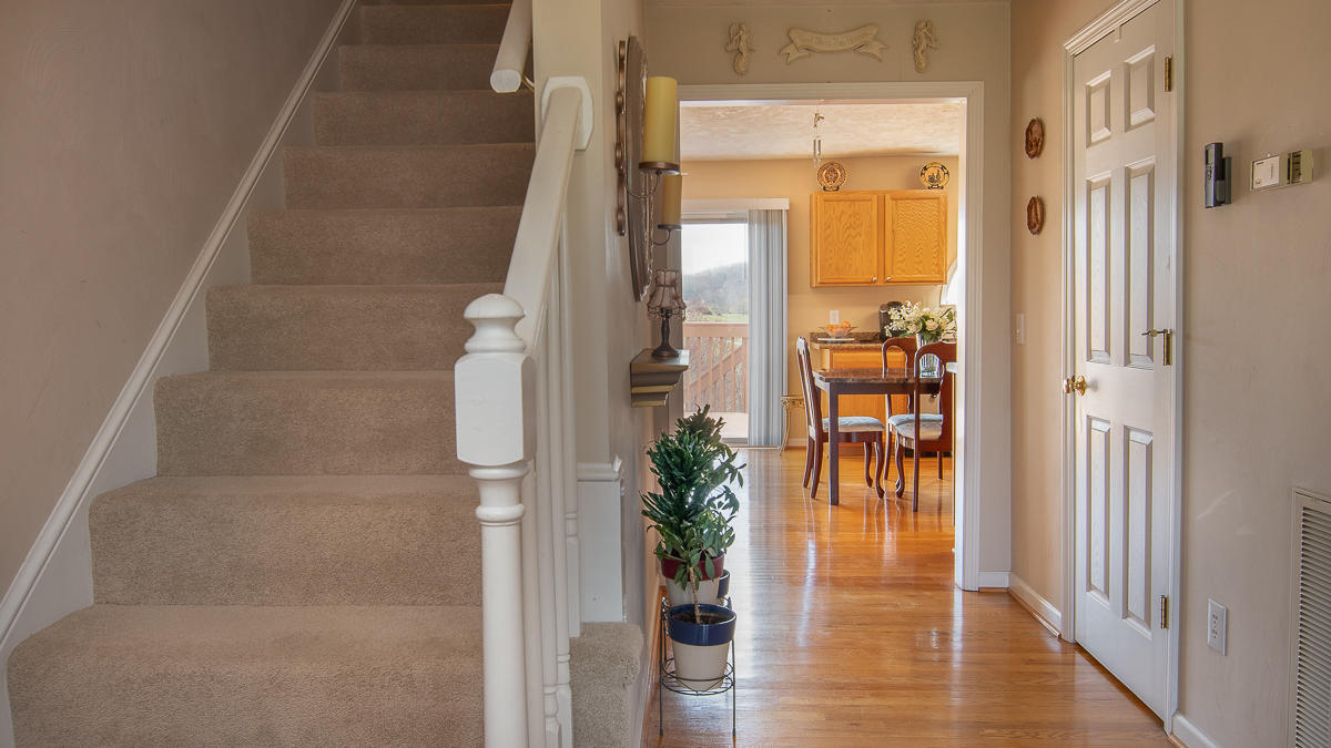 112 Aftons Meadow Road Vinton, VA 24179 - Photo 7 of 46 a view of entryway and hall with wooden floor