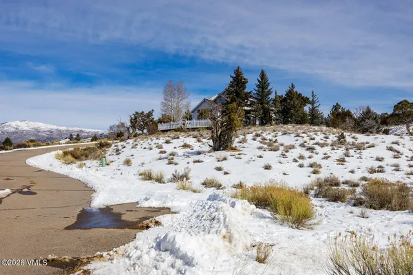 a view of a outdoor space covered with snow