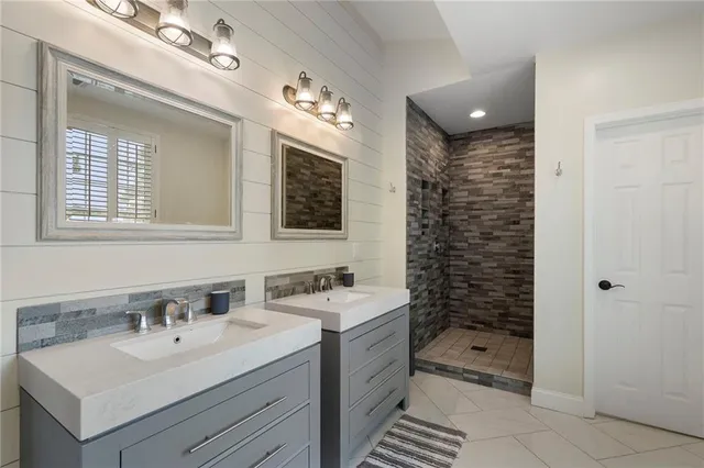 a close view of a utility room with dryer and washer