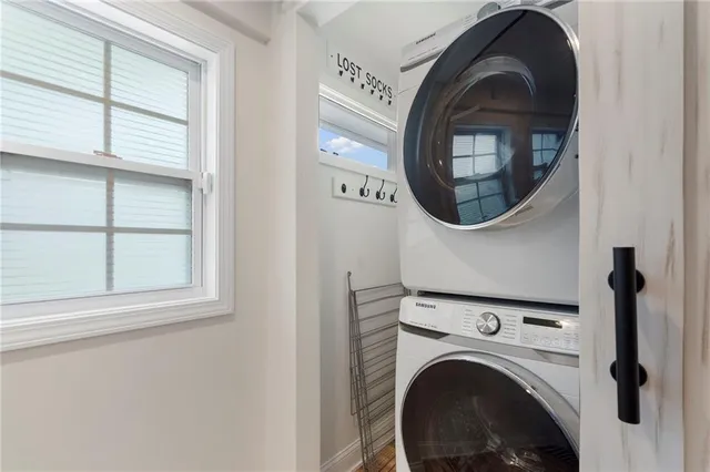 a room with furniture and a chair