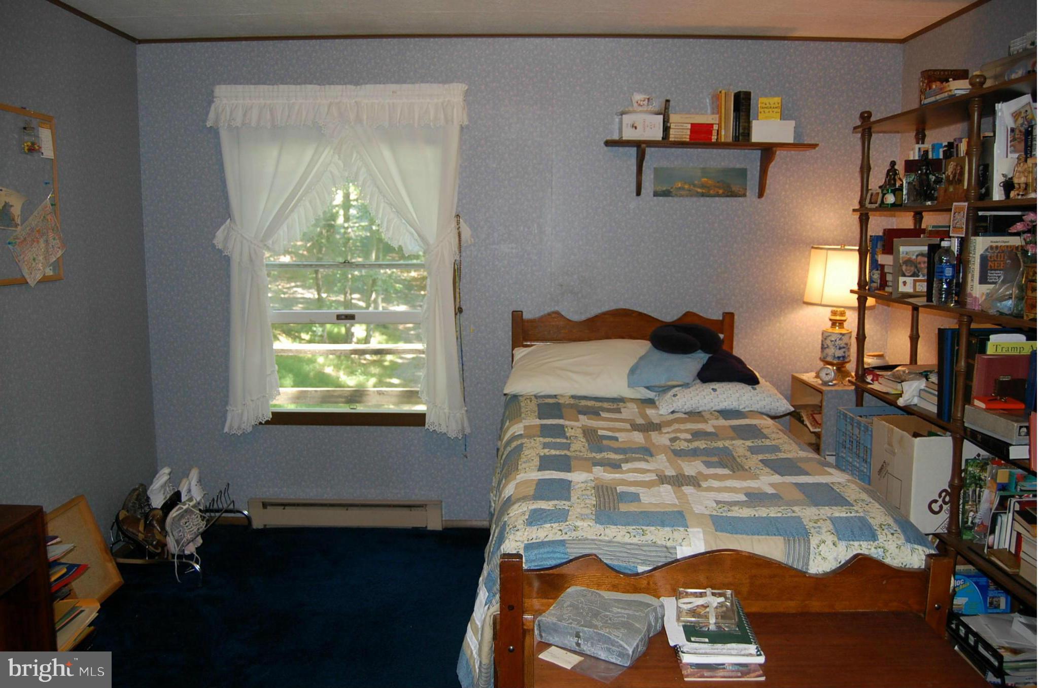 9325 Mountjoy Road Marshall, VA 20115 - Photo 18 of 30 a bedroom with a bed and a book shelf