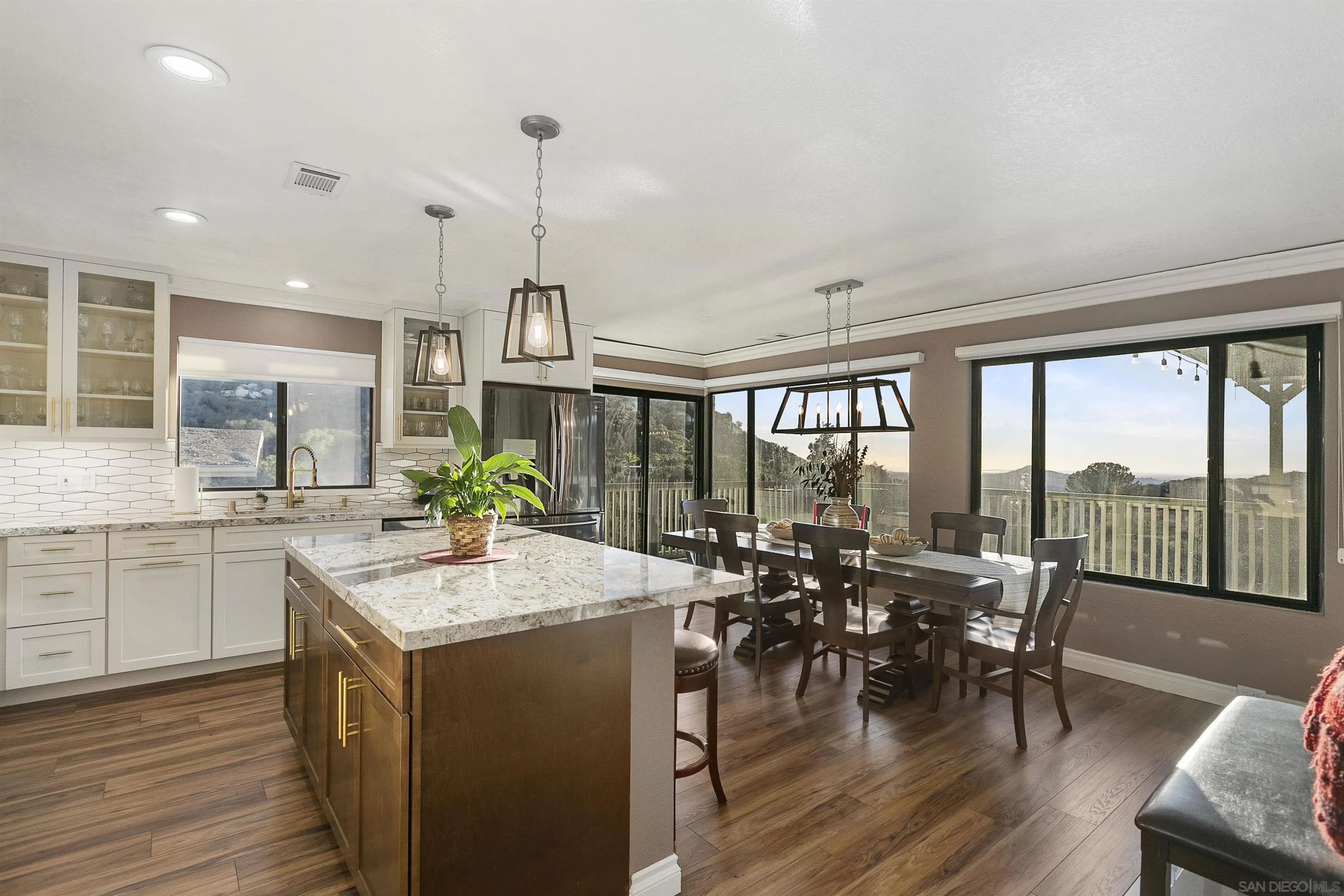 2505 Suncrest Boulevard El Cajon, CA 92021 - Photo 11 of 45 a kitchen with sink and view of living room
