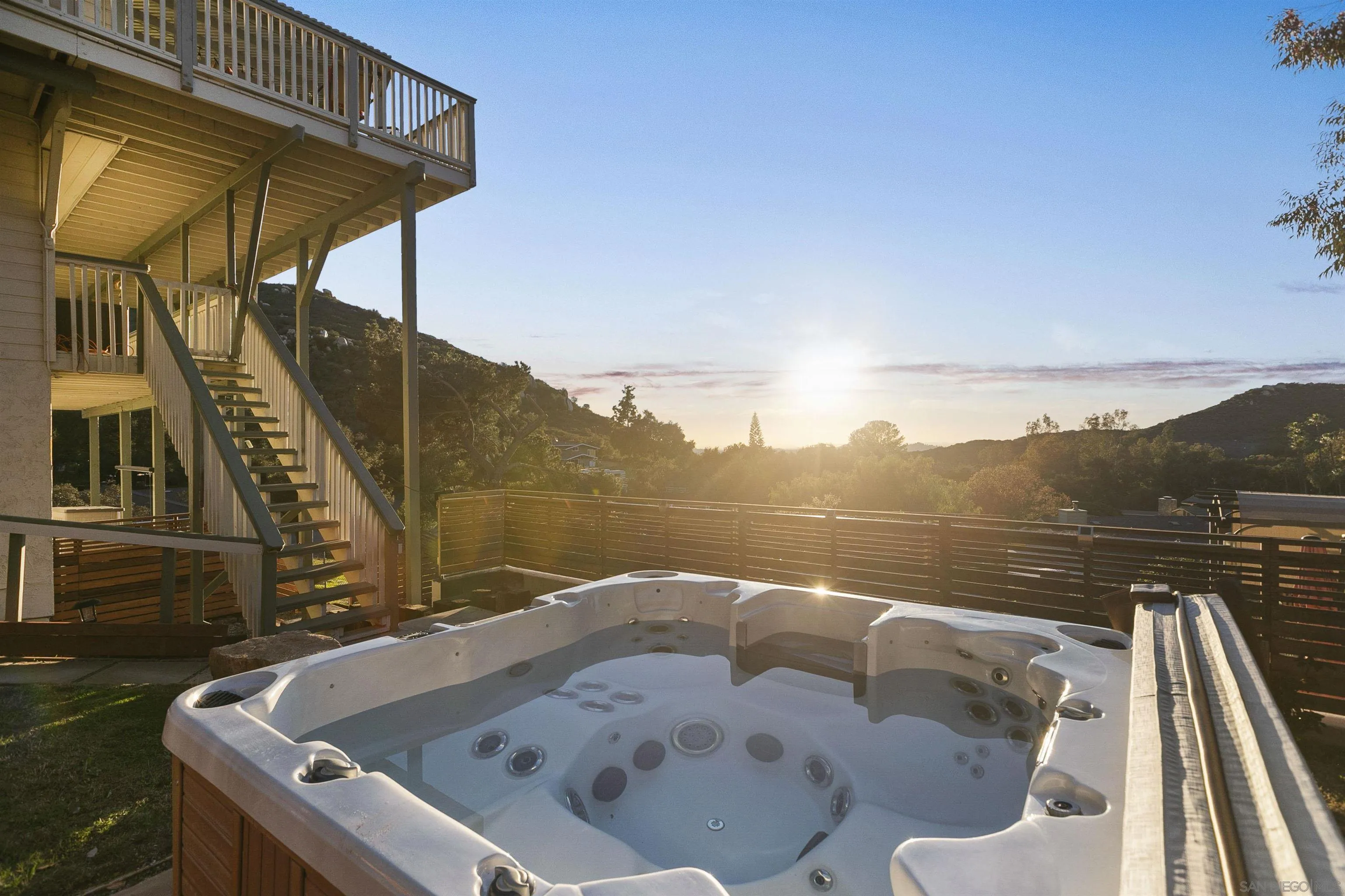 2505 Suncrest Boulevard El Cajon, CA 92021 - Photo 16 of 45 a terrace with outdoor seating and city view