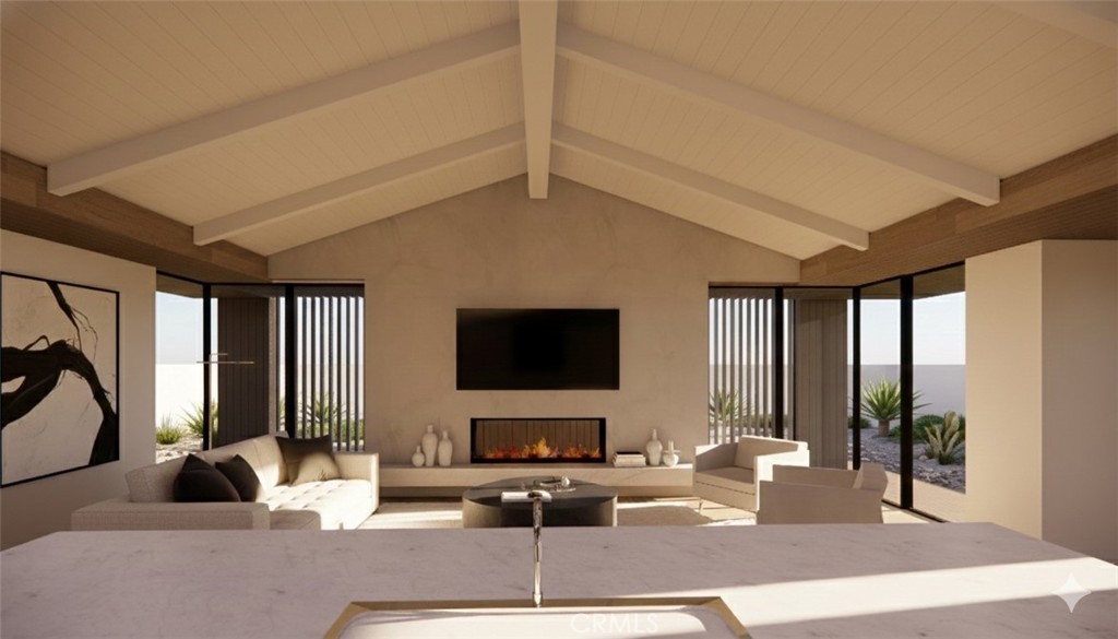 247 Fairview Street Laguna Beach, CA 92651 - Photo 4 of 18 a living room with patio furniture and a flat screen tv