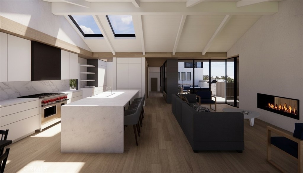 247 Fairview Street Laguna Beach, CA 92651 - Photo 5 of 18 a living room with furniture and a flat screen tv