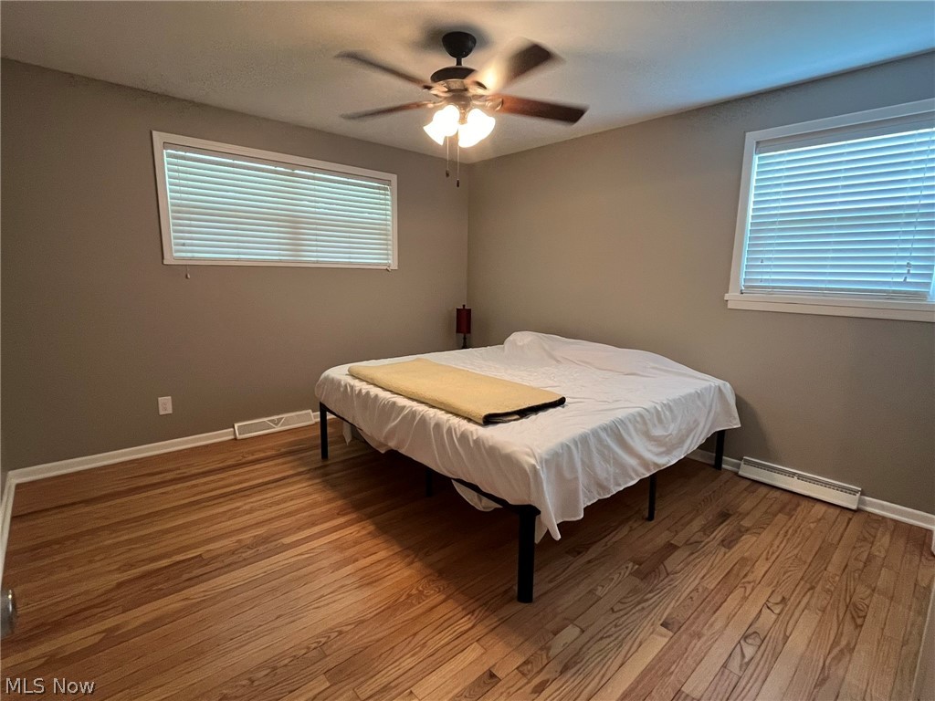 1166 Hampton Road Kent, OH 44240 - Photo 11 of 26 Master bedroom with newly refinished hardwood floors