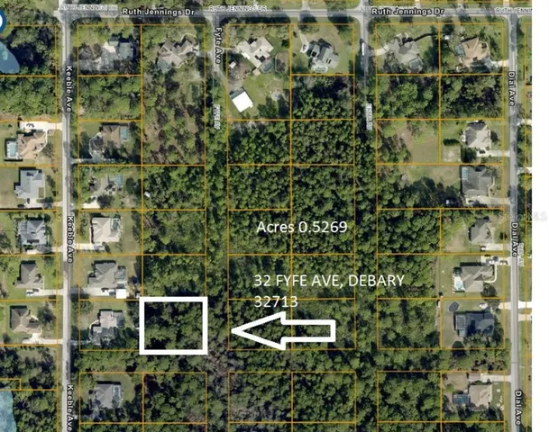 $70,000 | 32 Fyfe Avenue, DeBary, FL 32713