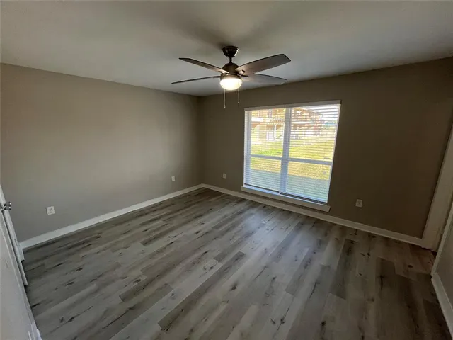 wooden floor in an empty room