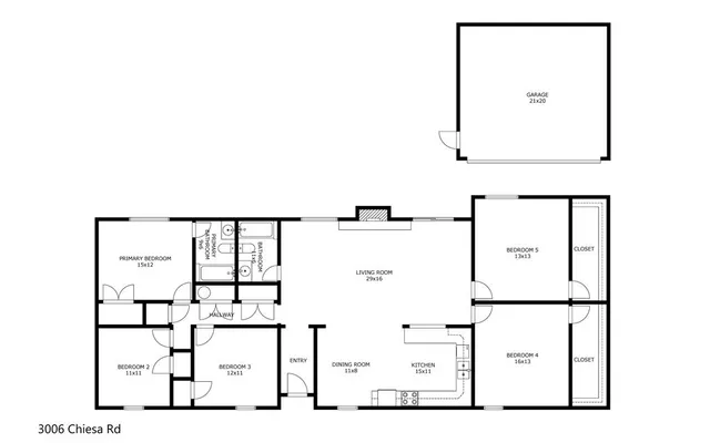 $2,050 | 3006 Chiesa Road, Rowlett, TX 75088