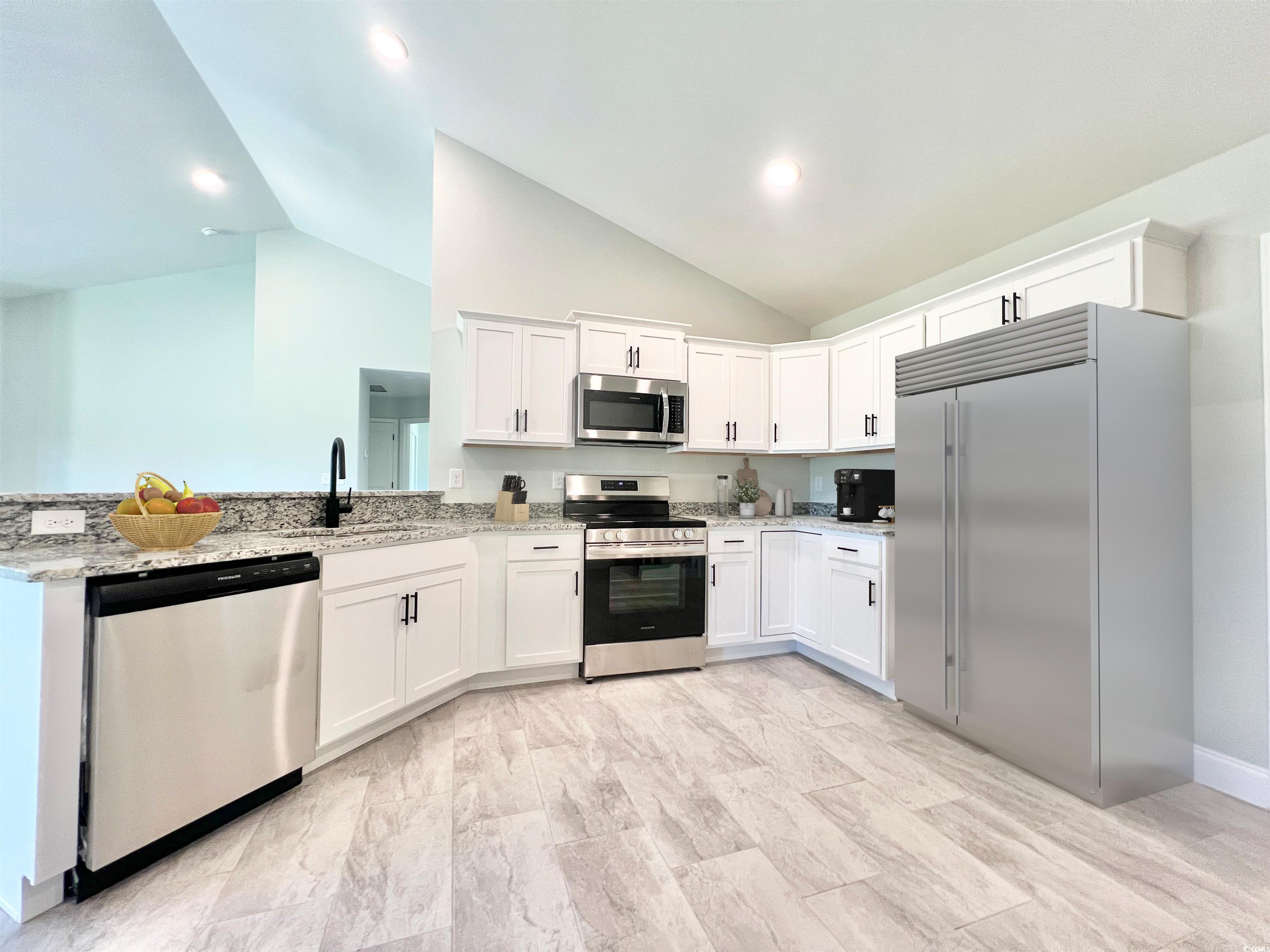 1174 Daisy Road Loris, SC 29569 - Photo 2 of 33 Kitchen with sink, kitchen peninsula, stainless st