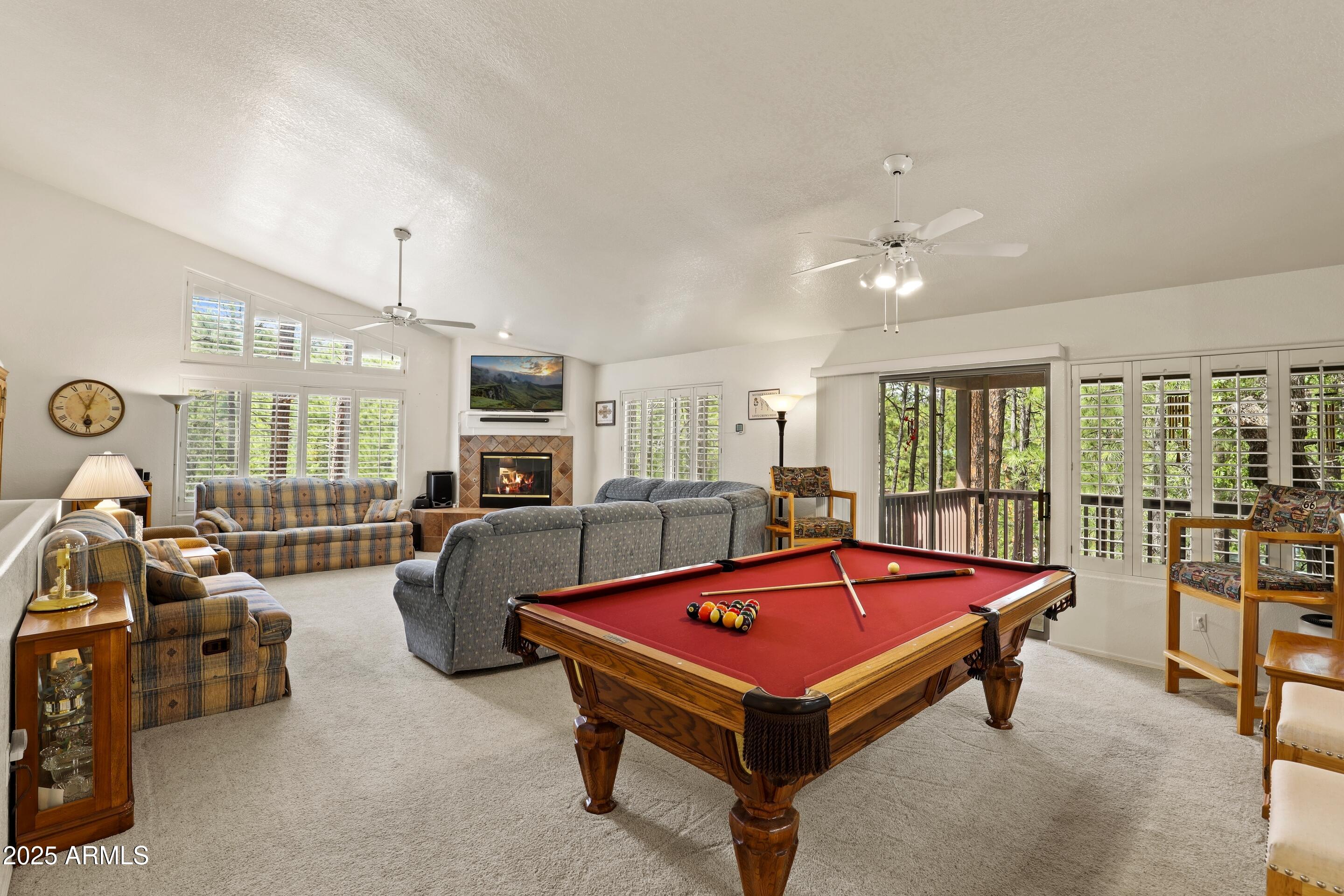 269 Homestead Lane Payson, AZ 85541 - Photo 16 of 38 a room with pool table and windows
