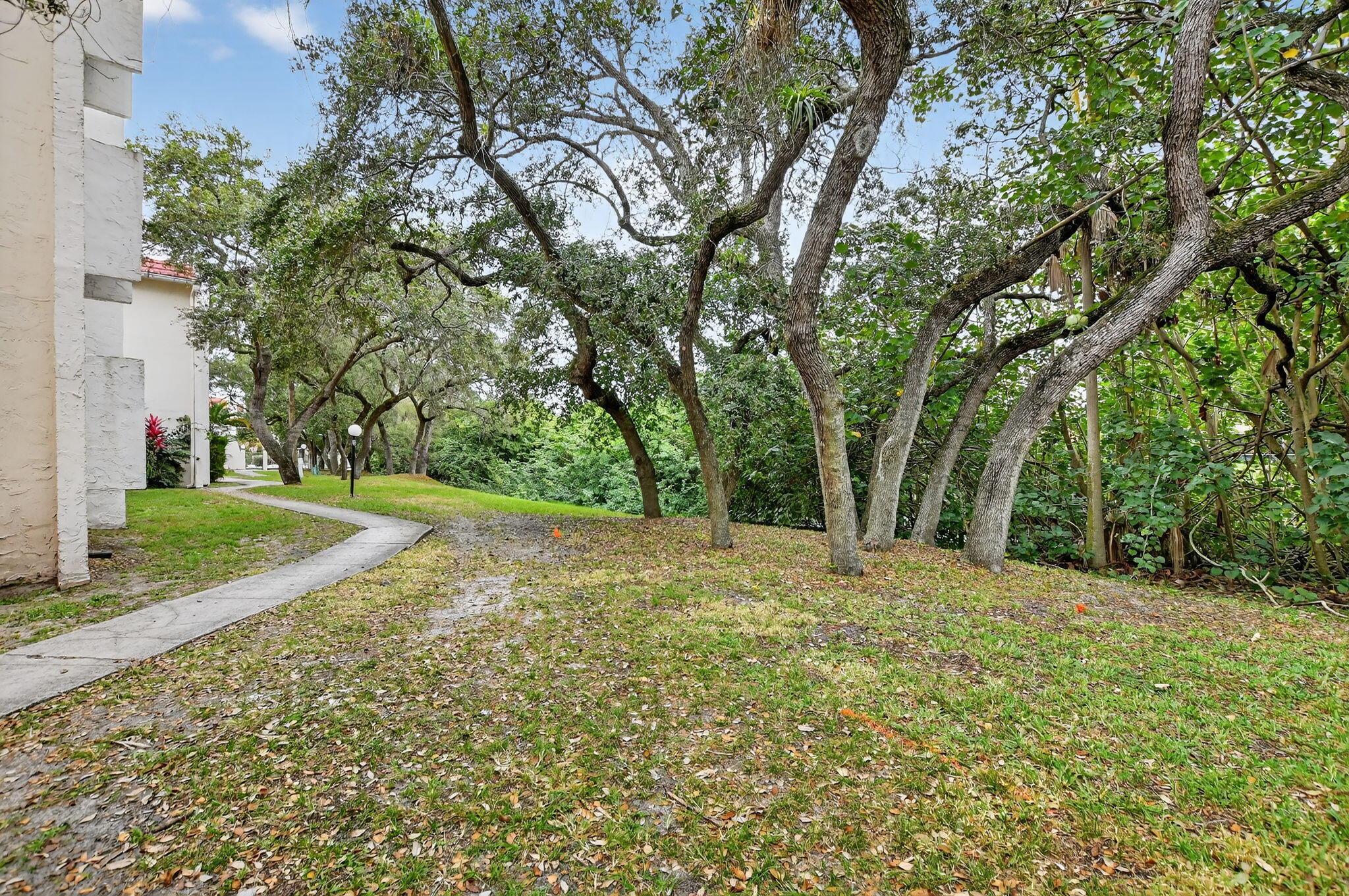 644 Northwest 13th Street, Unit 110 Boca Raton, FL 33486 - Photo 22 of 24 a view of a yard with large trees