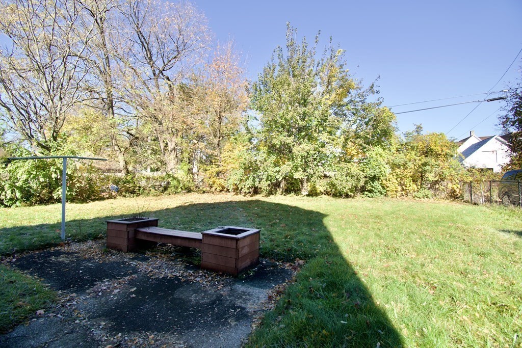 102 Florence Street Springfield, MA 01105 - Photo 24 of 30 a view of a backyard with plants and large trees
