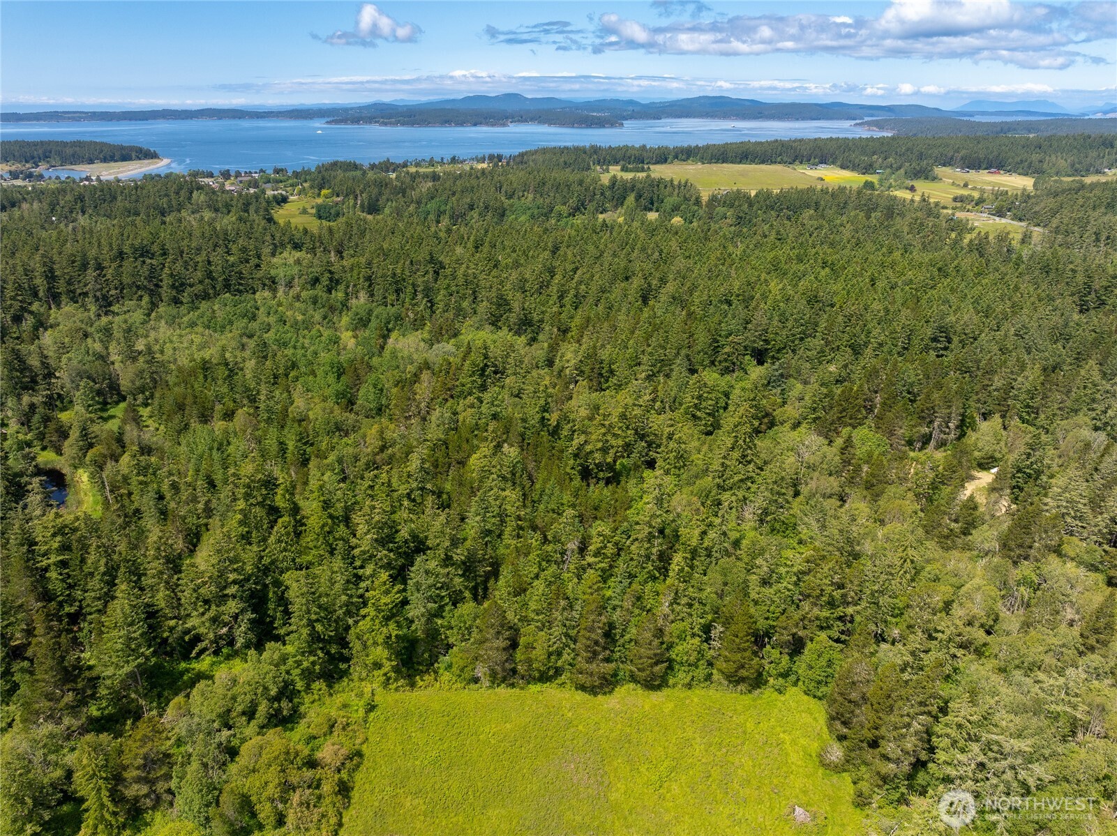 1486 Center Road Lopez Island, WA 98261 - Photo 8 of 12 a view of a yard with an outdoor space