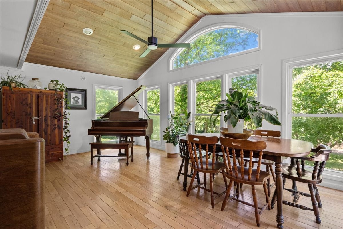 2440 Maple Grove Road Dickson, TN 37055 - Photo 63 of 87 a view of a dining room with furniture window and wooden floor