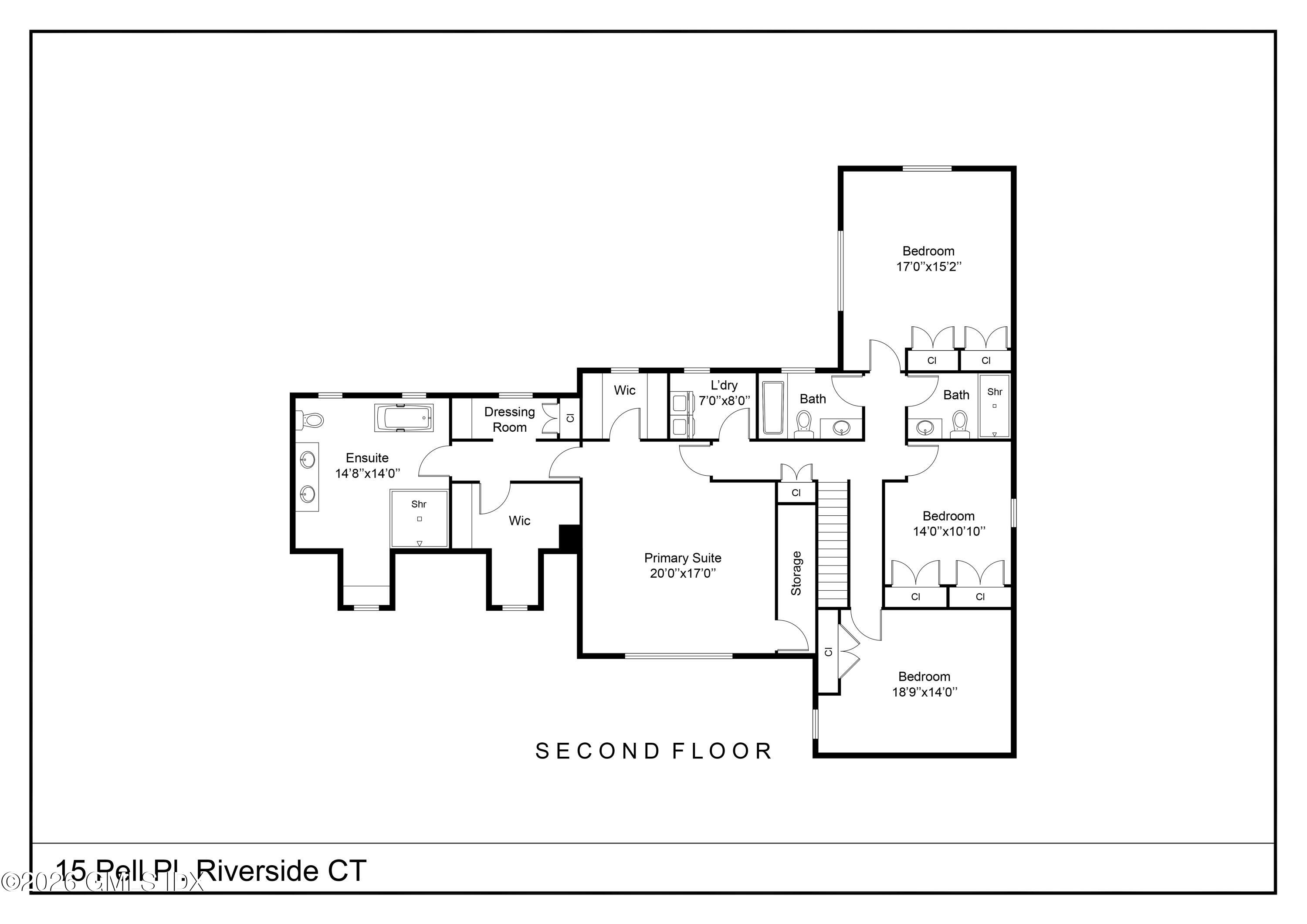 15 Pell Place Riverside, CT 06878 - Photo 34 of 35 15 Pell Pl. Riverside CT - Floor Plan SE