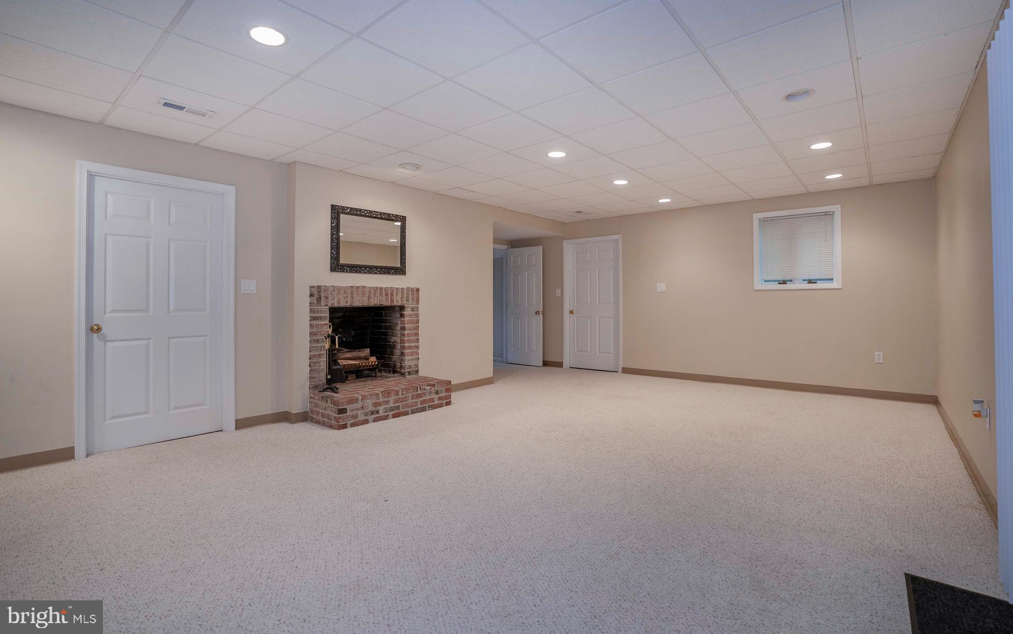 22 Forest Ridge Road Newark, DE 19711 - Photo 31 of 36 Finished Walk-Out Basement with Fireplace